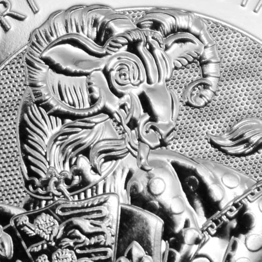 2023 2オンス ロイヤルチューダービースト　ボーフォートのエアレー 銀貨 2023 2オンス ロイヤルチューダービースト ボーフォートの