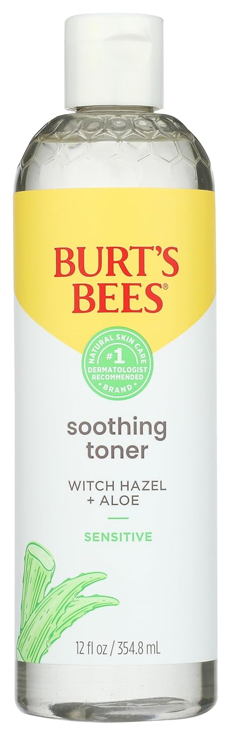 Burts Bees Sensitive Toner With Aloe Vera Unisex 12 oz