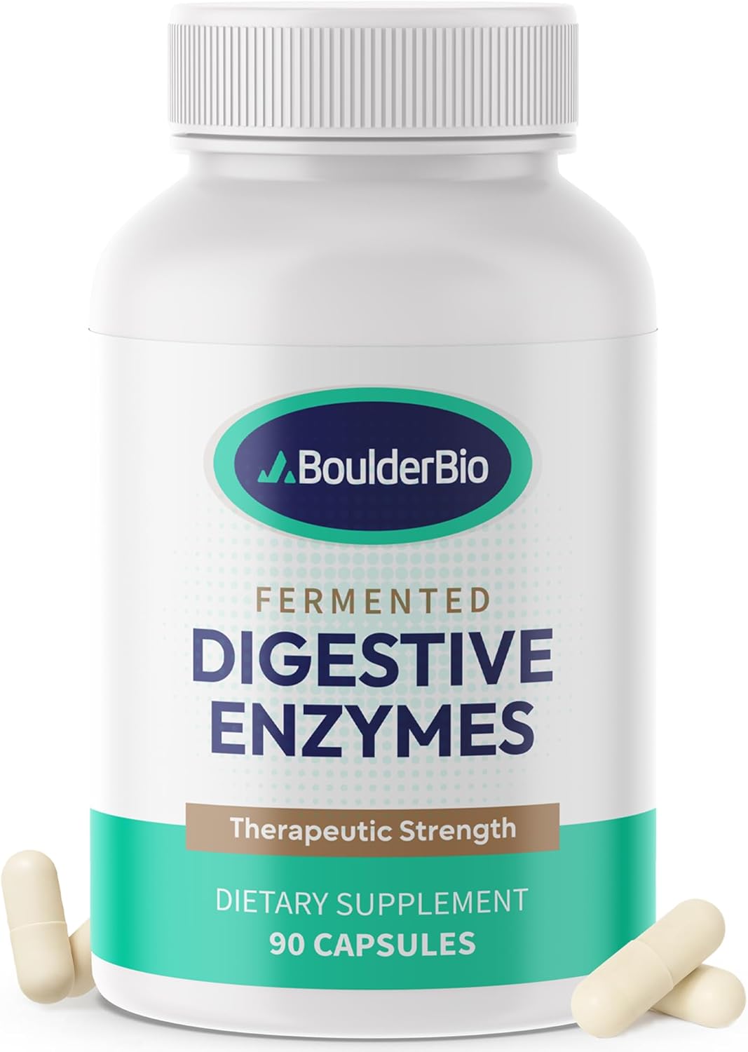Digestive Enzymes | 40,000 USP Lipase - Prescription Strength Pancreatic Enzyme Replacement Formula for Fat Digestion, Gut Health & Nutrient Absorption - Fermented, Vegan, High Potency