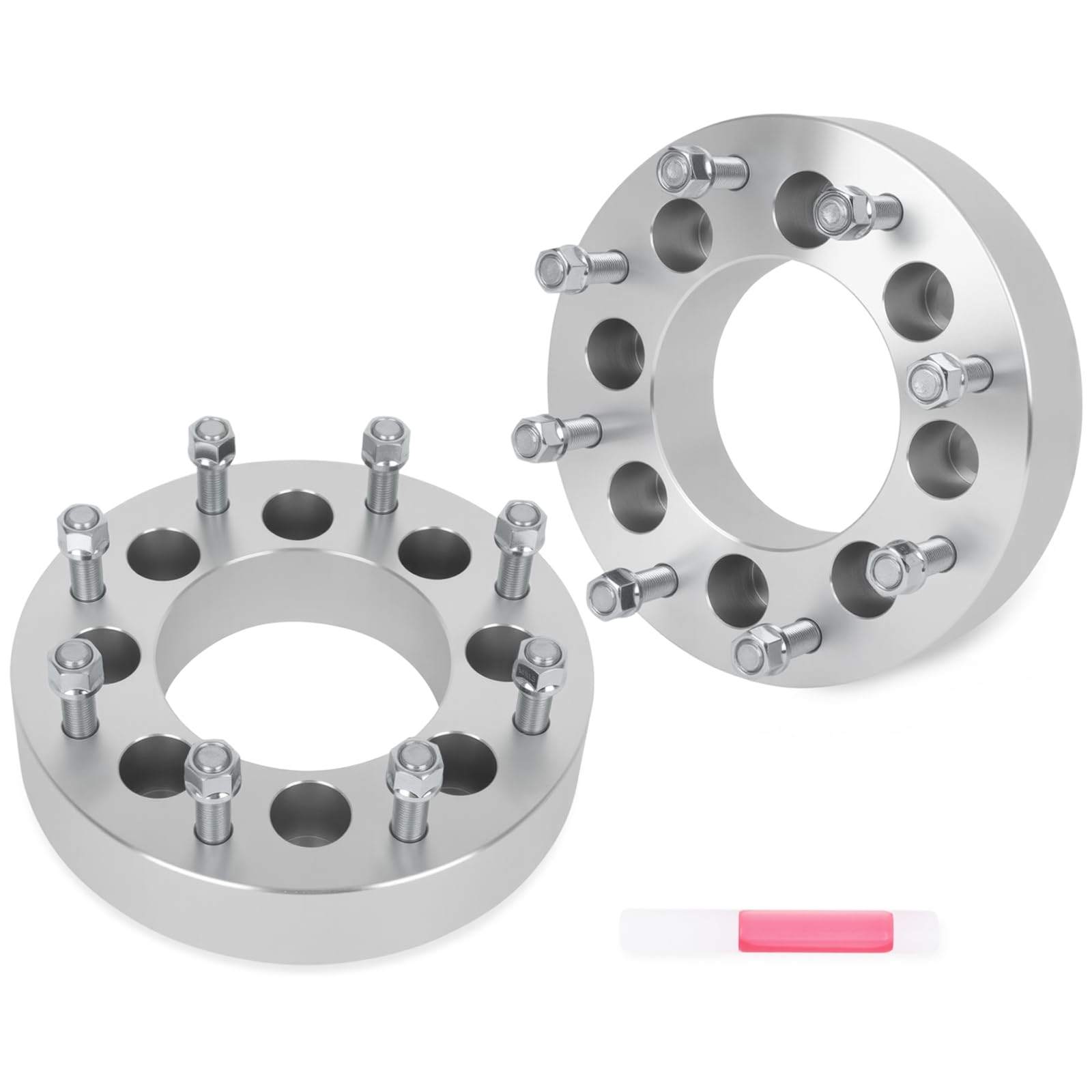 SCITOO 2Pcs 8x170 to 8x200 Wheel Spacers 2 inch for Ford Silver