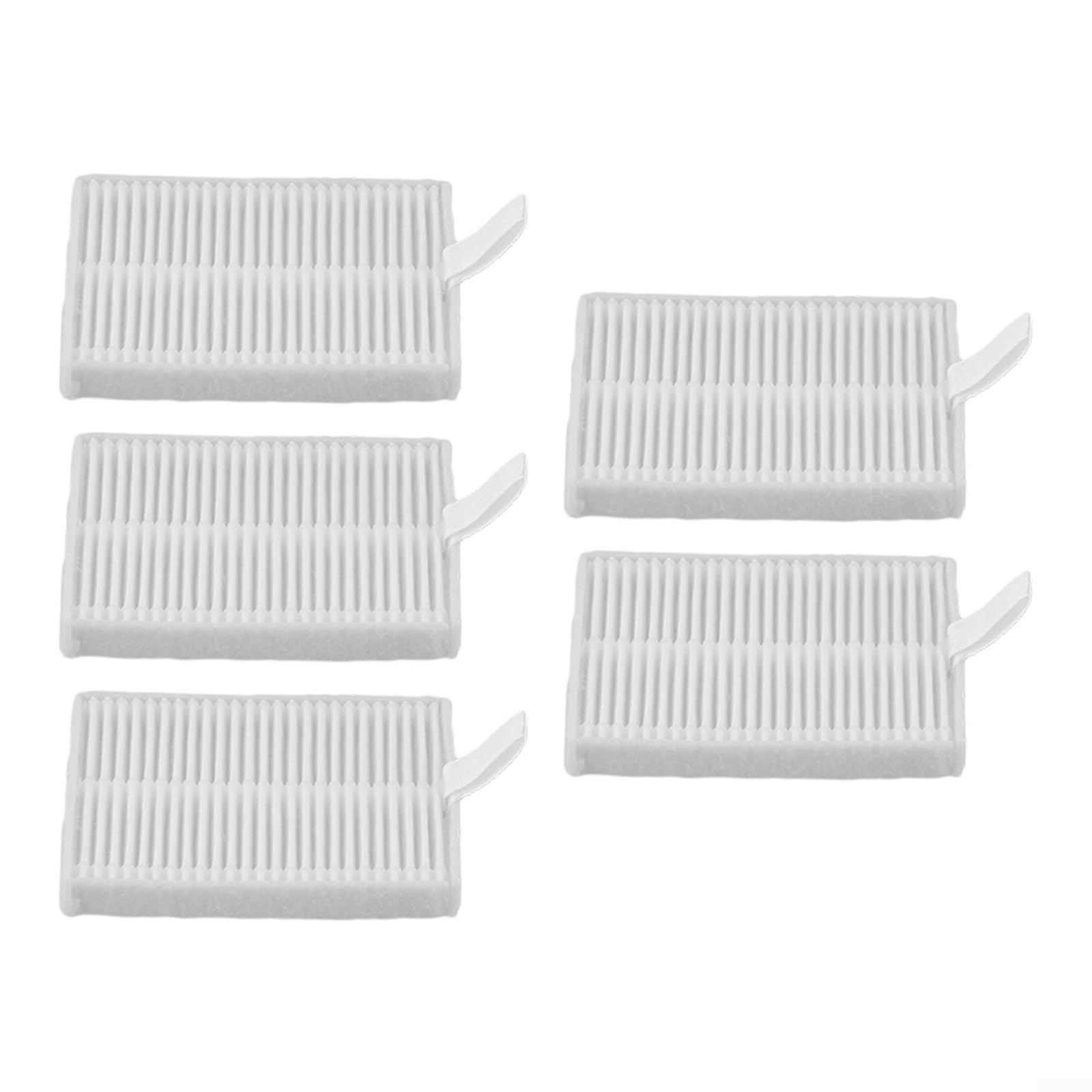 Vacuum Cleaner Replacement Filter Kit, for Roomba for Combo Essential Robot Vacuum, 5 Pack White High-Efficiency Filters
