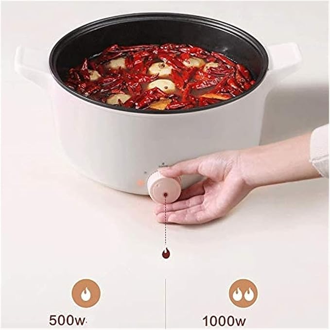 Olla Eléctrica Multifuncional 5L, 1000W, con Protección contra Sobrecalentamiento miniatura 7