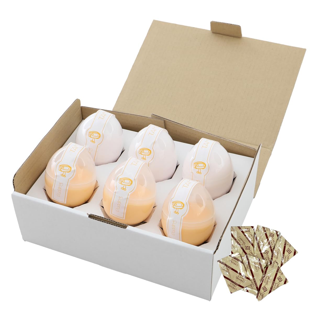 Egg Specialty Store Ubukko House Abutara Egg Pudding, Smooth Pudding, Egg Pudding, 3 Each