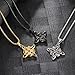 NIGHTCRUZ Witches Knot Necklace, Celtic Knot Pendant with Triquetra Trinity