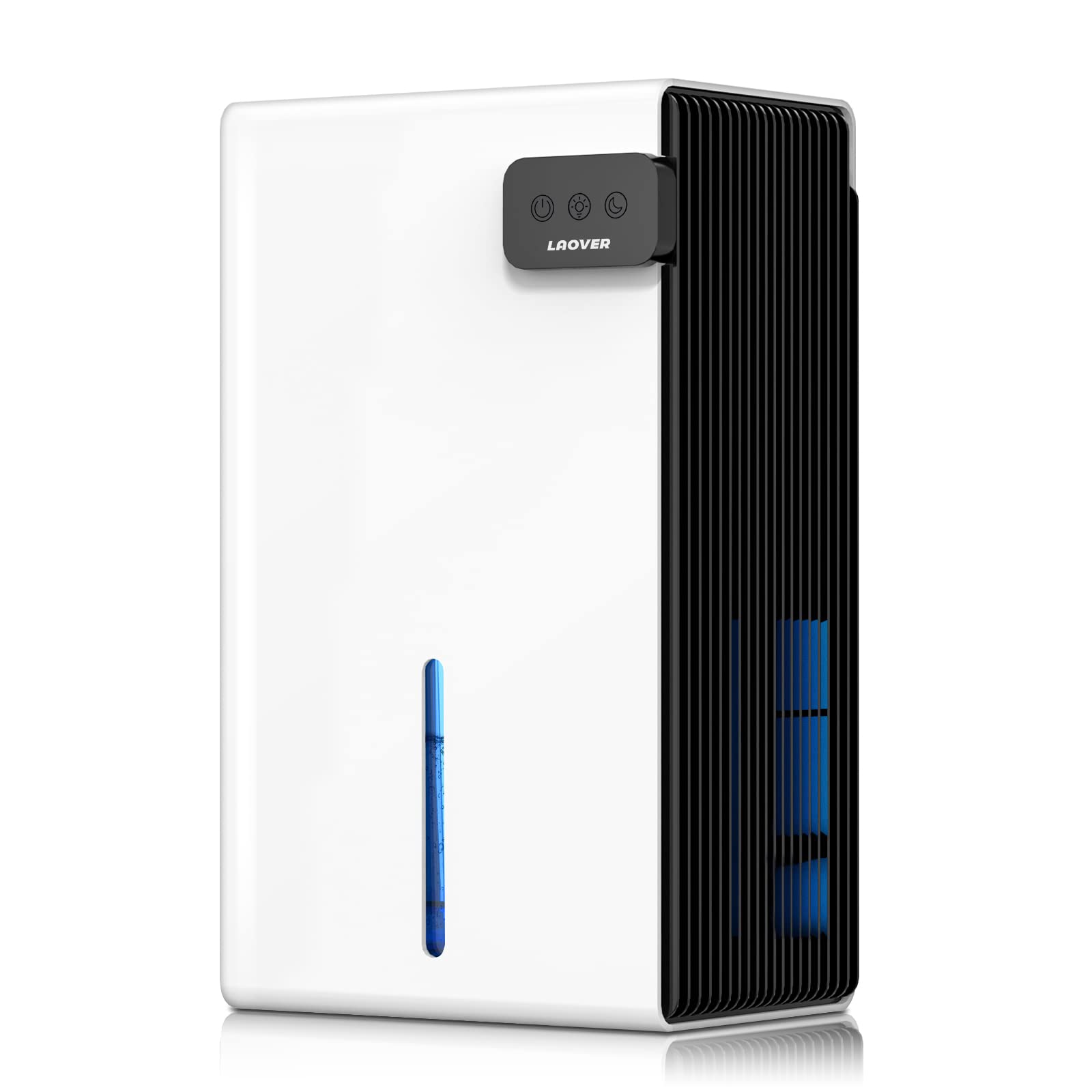 Dehumidifiers for Basement, 95oz Dehumidifier for Home 720 Sq.ft (7000 Cubic Feet), Small Portable Dehumidifier with 7 Colorful Lights 2 Working Speed Modes Ultra Quiet Dehumidifier for