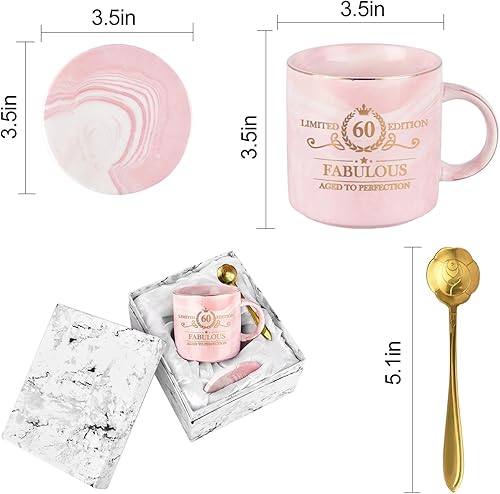 Miniatura 7 de Cabtnca Regalos de 60 cumpleaños para mujeres, taza de edición limitada de 60, taza de cumpleaños de 60, ideas de regalo de cumpleaños 60, regalos