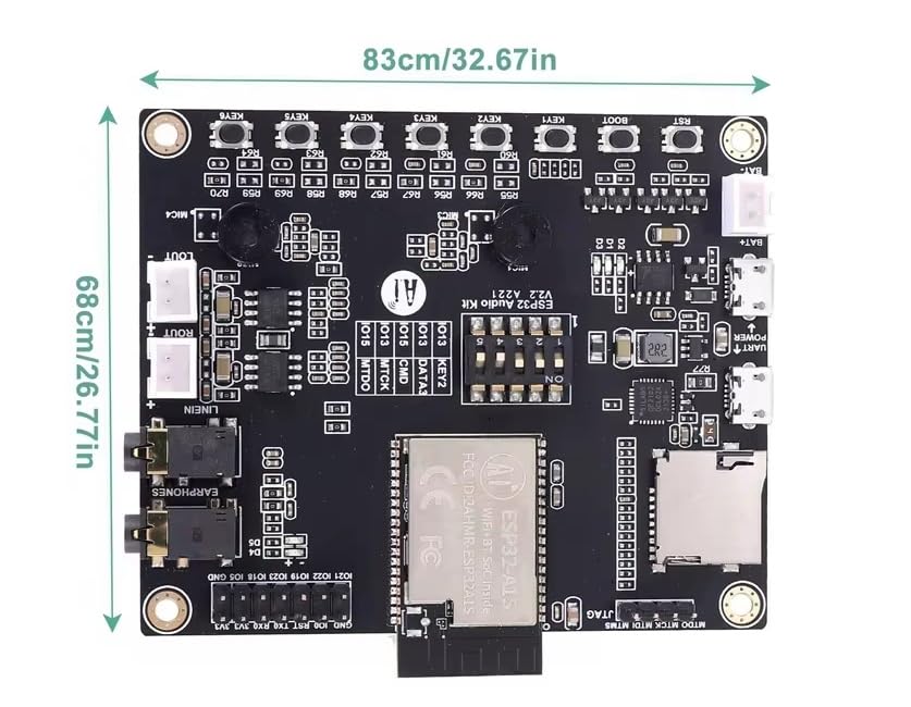 1 pz ESP32-Audio-Kit ESP32-A1S Scheda di sviluppo audio ESP32 Modulo WiFi BLE