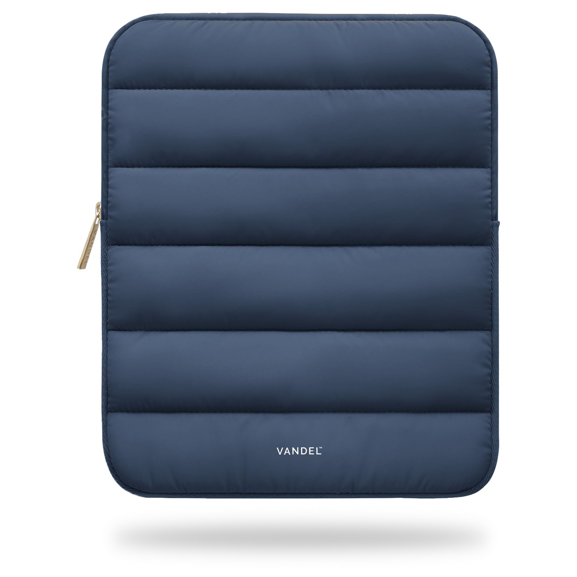 Vandel - The Original Puffy iPad Sleeve 9-11 Inch Tablet Sleeve, Navy i Pad Case for Women and Men, Cute iPad Air Pouch, 9 10 Inch, 11 Inch BagGlobal Recycled StandardGlobal Recycled StandardGlobal Recycled Standard