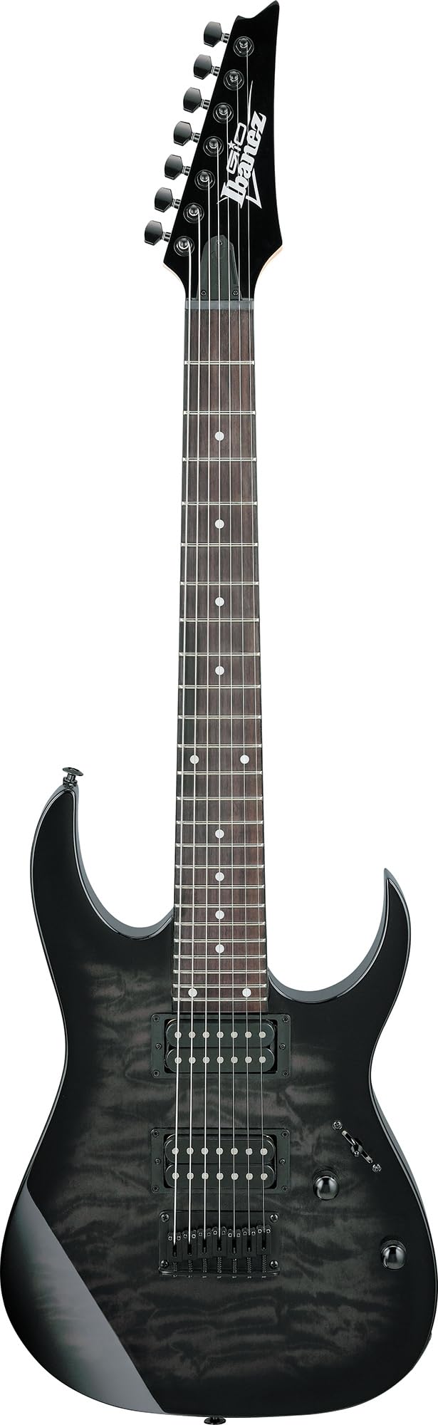 Amazon.com: Ibanez GRG7221QA RG Gio 7-String Electric Guitar