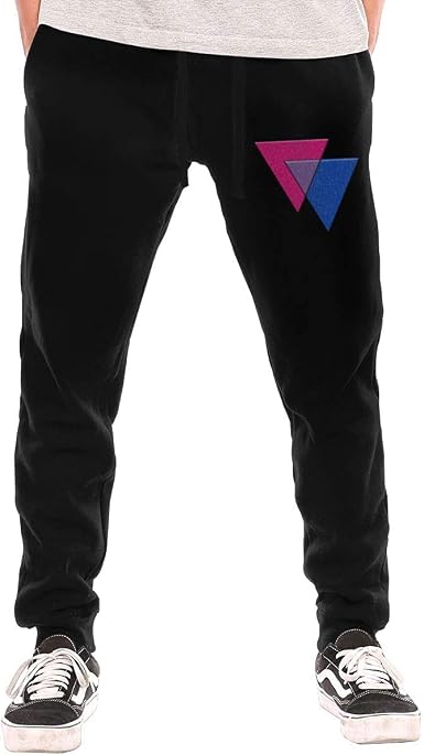 Amazon.com: Jogger - Pantalones de deporte para hombre, diseño de  triángulos del orgullo bisexual : Ropa, Zapatos y Joyería
