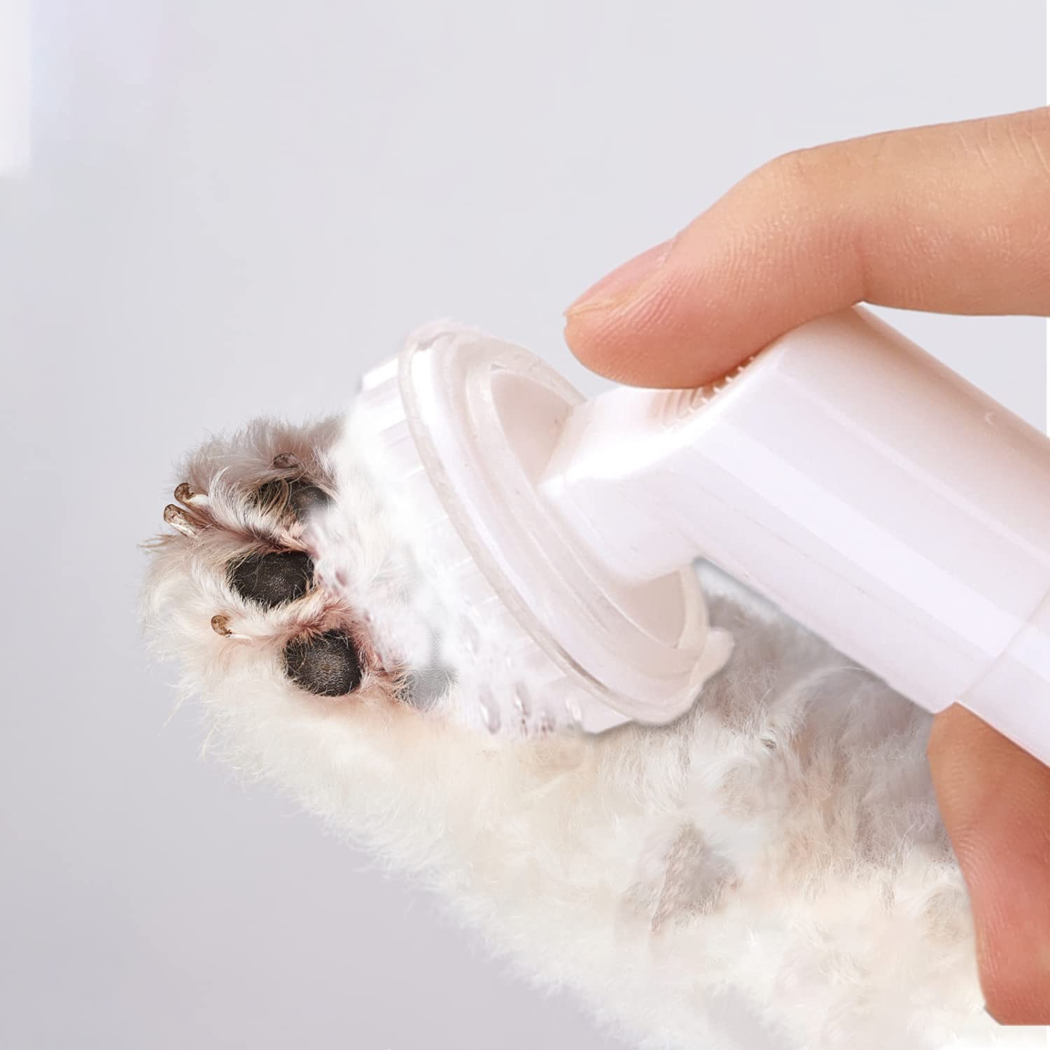 Nobleza Shampoo a Secco per Cani e Gatti e Coniglio,Dopo Aver portato a spasso Il Cane, Prima di Andare a Letto,Ipoallergenico Shampoo per Cuccioli di Gattino con Profumo di Lavanda(250ml