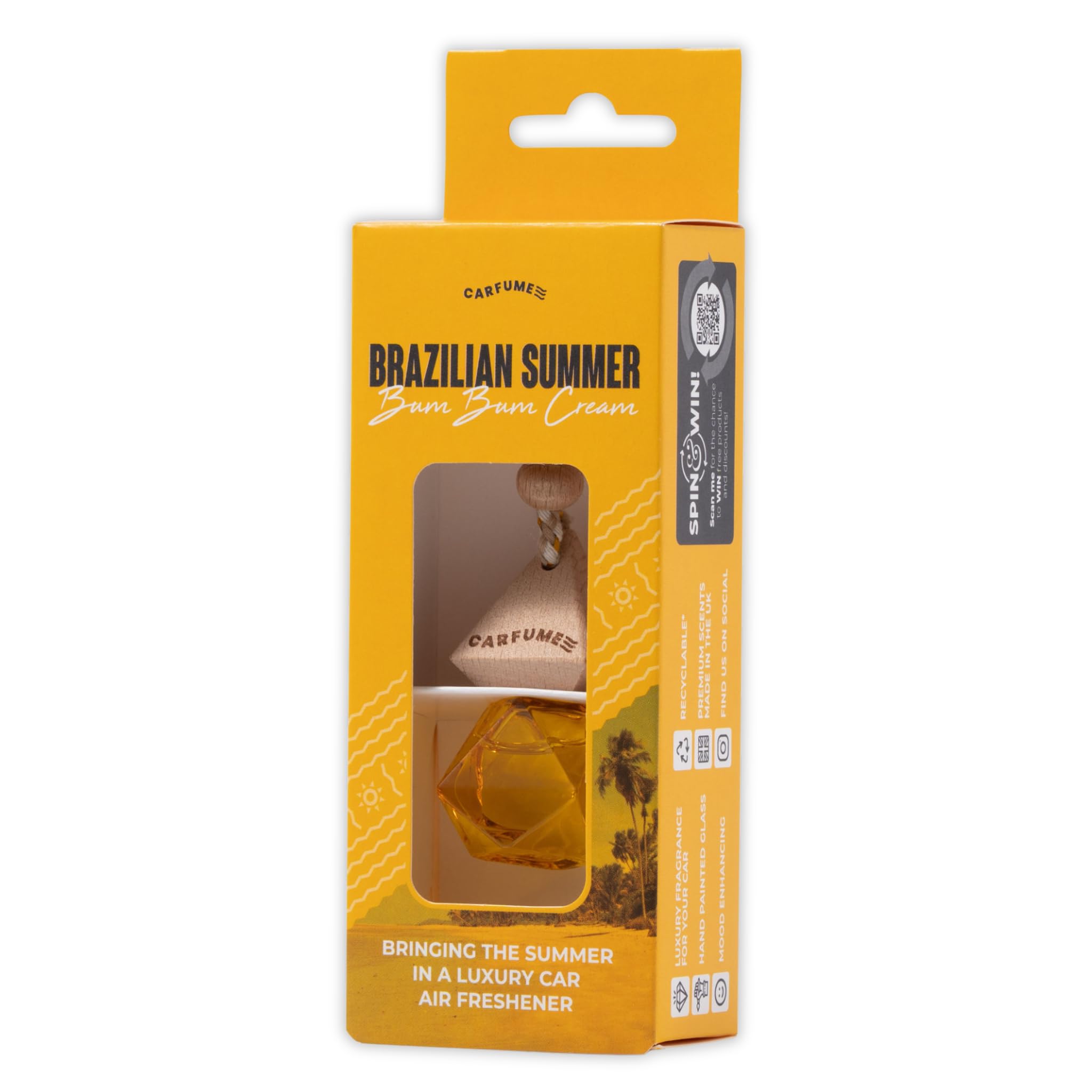 Carfume - Brazilian Summer - Hanging Car Air Freshener