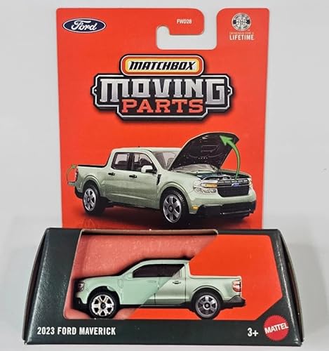 Matchbox Moving Parts 2023 Ford Maverick [Green] 14/50-1:64 Scale Diecast Toy Vehicle