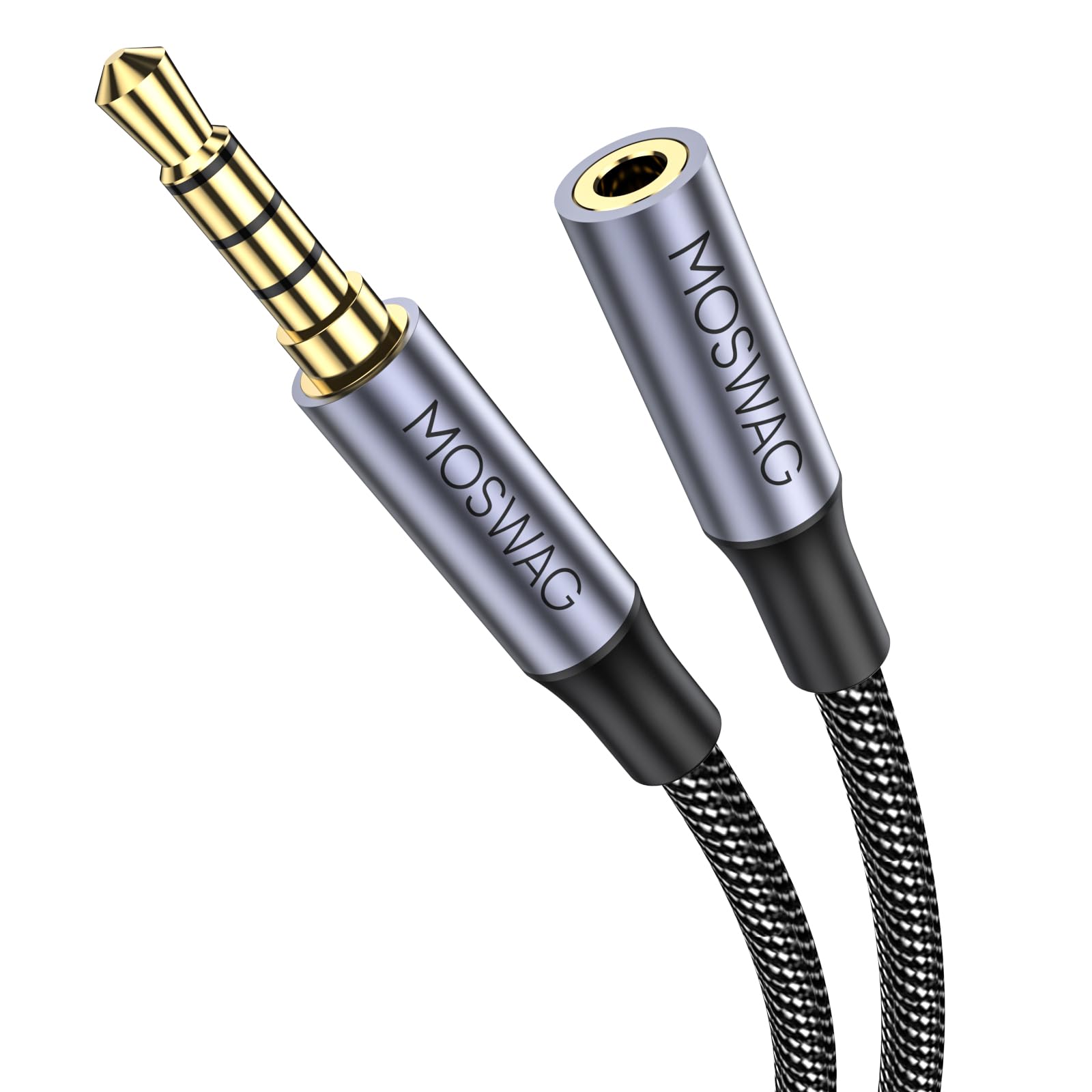 Cavo di prolunga per microfono da 1 m, 3,5 mm, intrecciato, audio stereo, microfono a 4 poli, jack TRRS Aux per cuffie da maschio a femmina, compatibile con auricolari Aux PS4 PS5 Cavo di prolunga per microfono da 1 m, 3,5 mm, intrecciato, audio stereo, microfono a 4 poli, jack TRRS Aux per cuffie da maschio a femmina, compatibile con auricolari Aux PS4 PS5