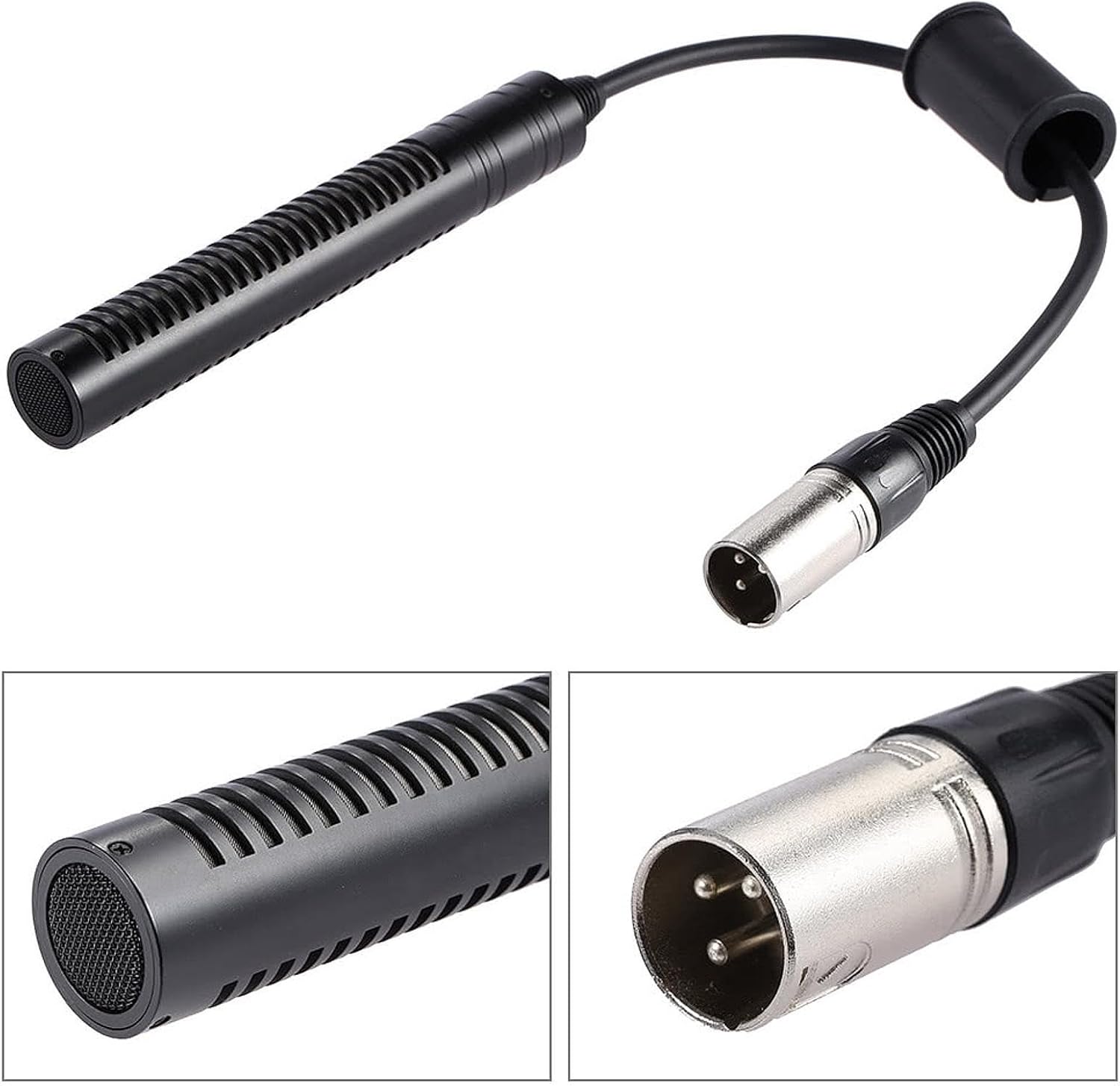 KiBcsLic Video Recording Microphone,Condenser,Unidirectional Interview Meeting Portable XLR Interface Photography Camera Microphone - Image 5