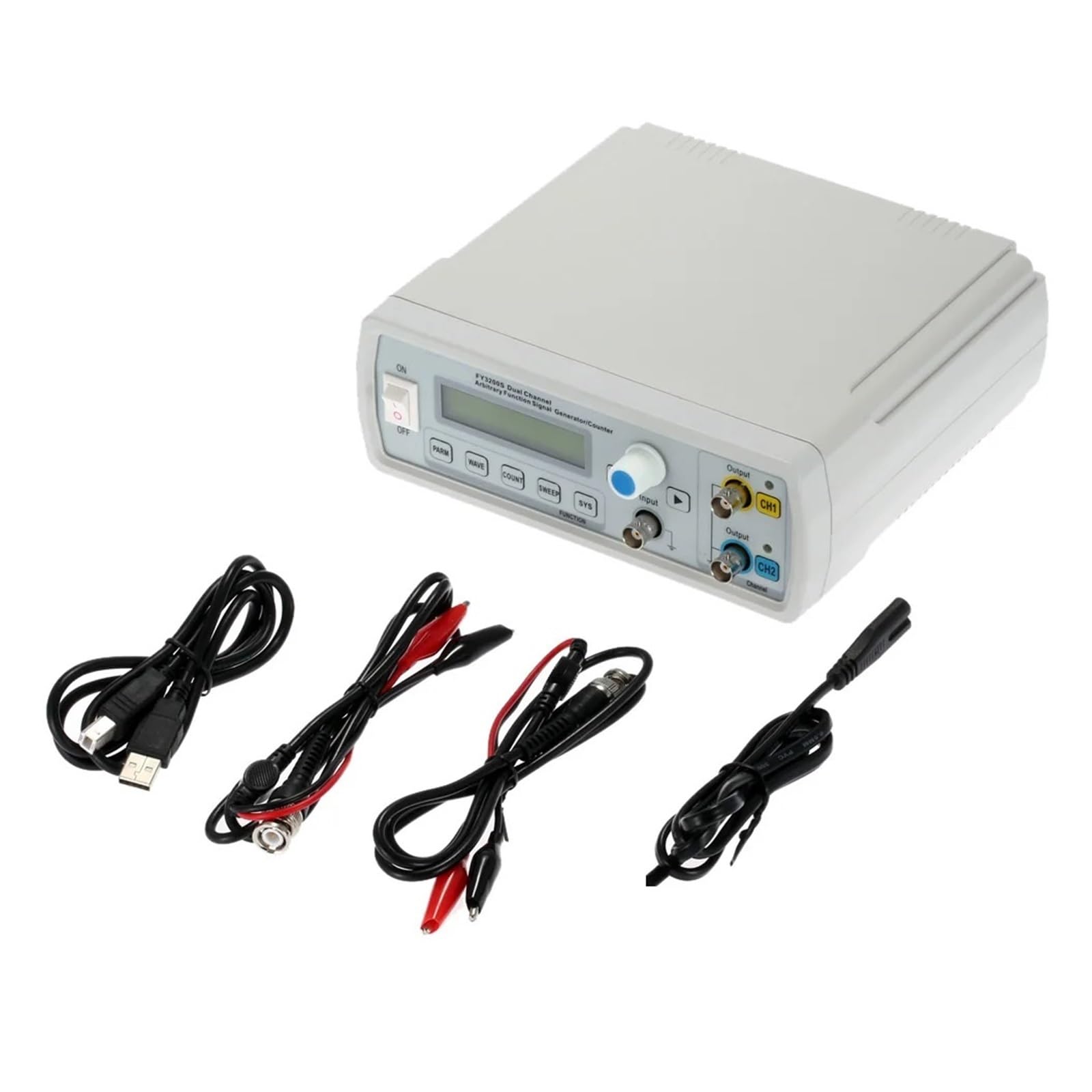 Generador De Funciones DDS Digital Señal Alta Precisión Frecuencia Doble Canal Onda Sinusoidal 12 Bits 250 MSa/s24 MHz Estable Y Fiable