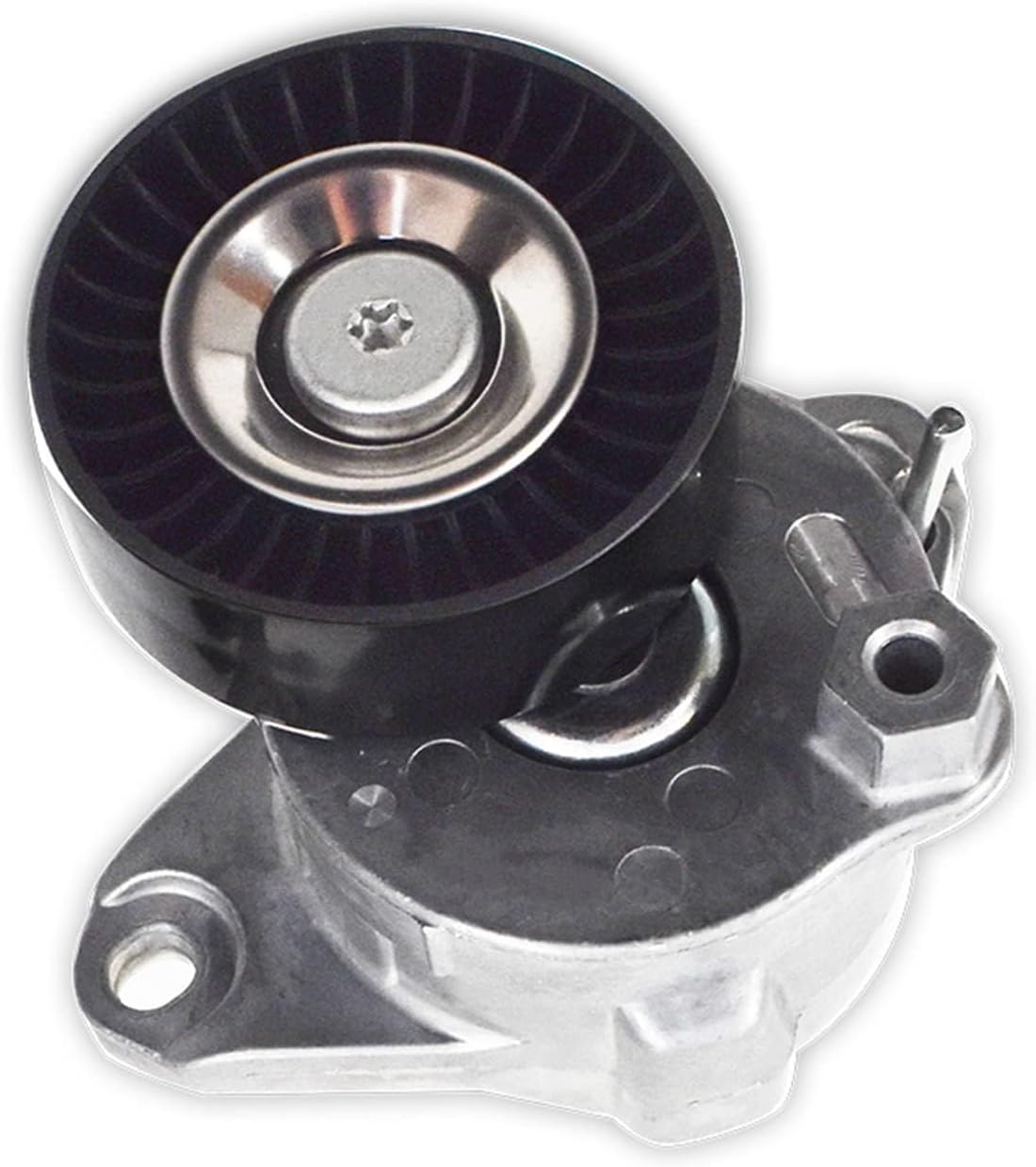 Silscvtt 4Pcs Drive Belt Tensioner with Idler Pulleys 2722021019 Replacement for Mercedes Benz C300 C350 S550 ML550 CLK350 R350