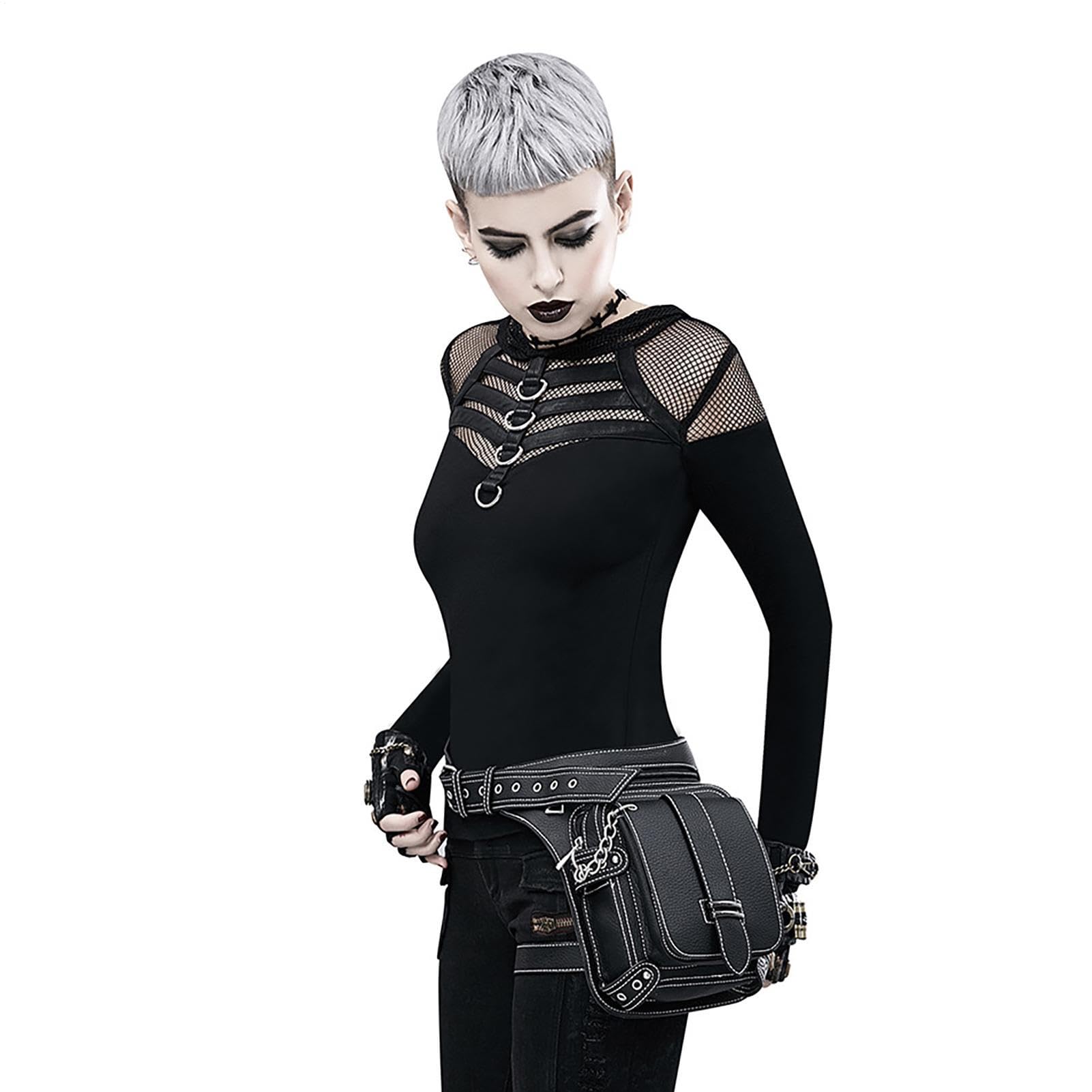 Steampunk - Bolsa de pierna para moto, bolsa para la pierna, impermeable | para hombre, accesorios para moto