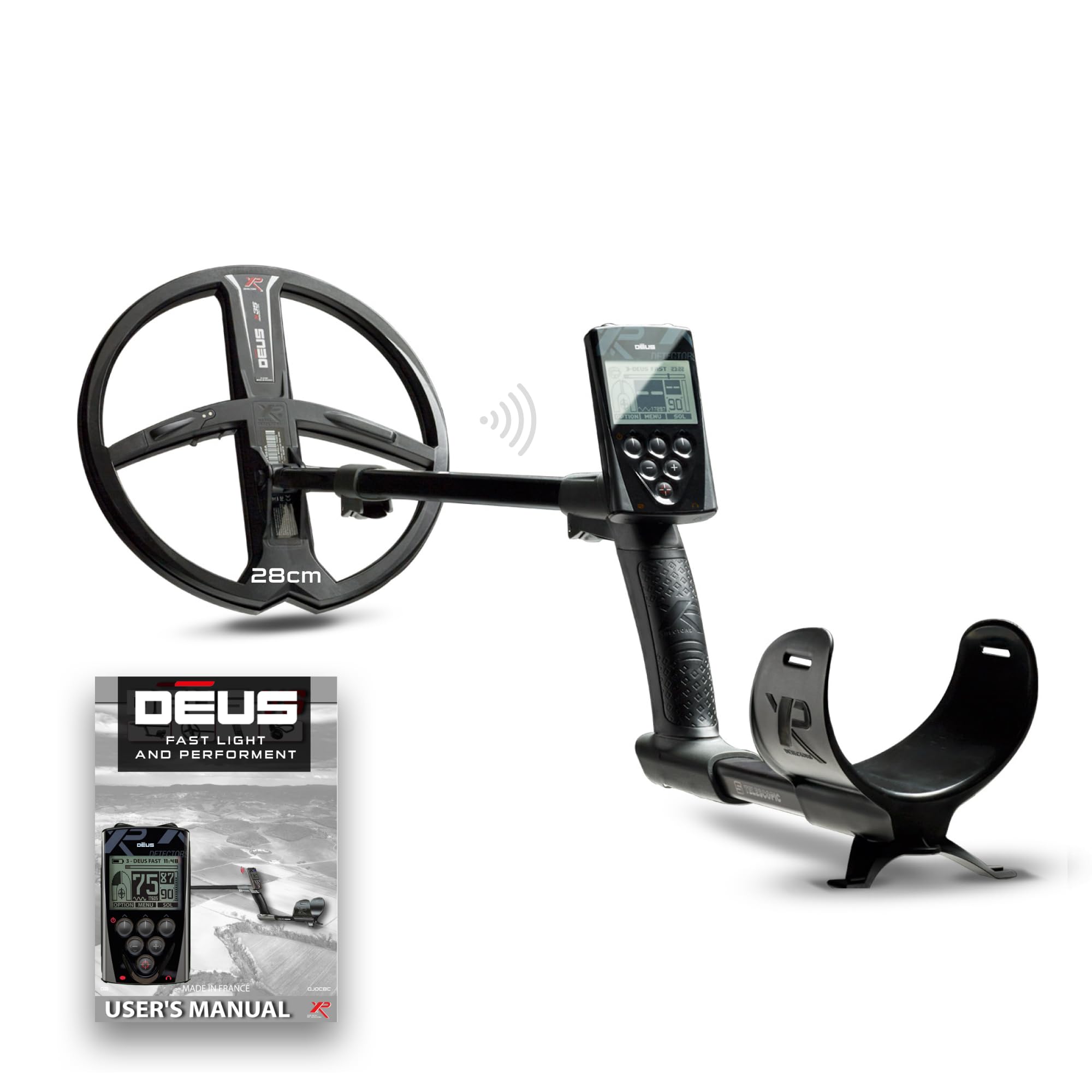 XP DEUS RC: metal detector per adulti, piastra X35 28 cm