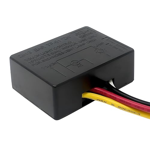 Miniatura 1 de Zing Ear TP-01 ZH lámpara táctil luz atenuador interruptor sensor de control 3 vías 3 niveles iluminación 150 W 120 VCA para lámparas de mesa,