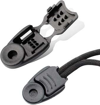 DYZD Nylon Zipper Pulls Cord Rope End Paracord Ends for Layyard 10 PCS