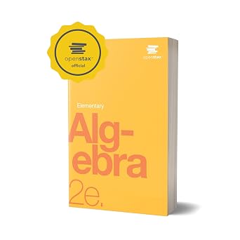 Elementary Algebra 2e by OpenStax (paperback version, B&W)