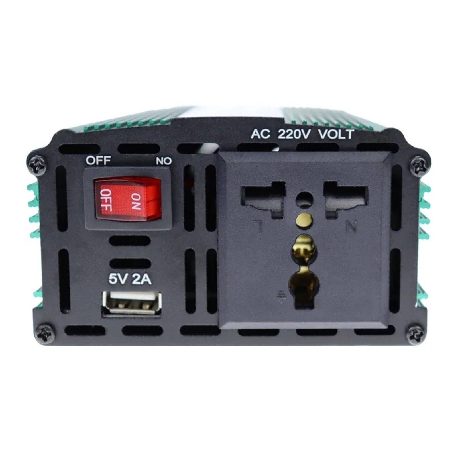 Convertidor Inversor Transformador Inversor Energía Solar Y Eólica Onda Sinusoidal Pura 300W para Uso Fuera Red con Salida 100-240 V CA Y USB con Pico 600W(220V-240VAC,24VDC (21-30V))