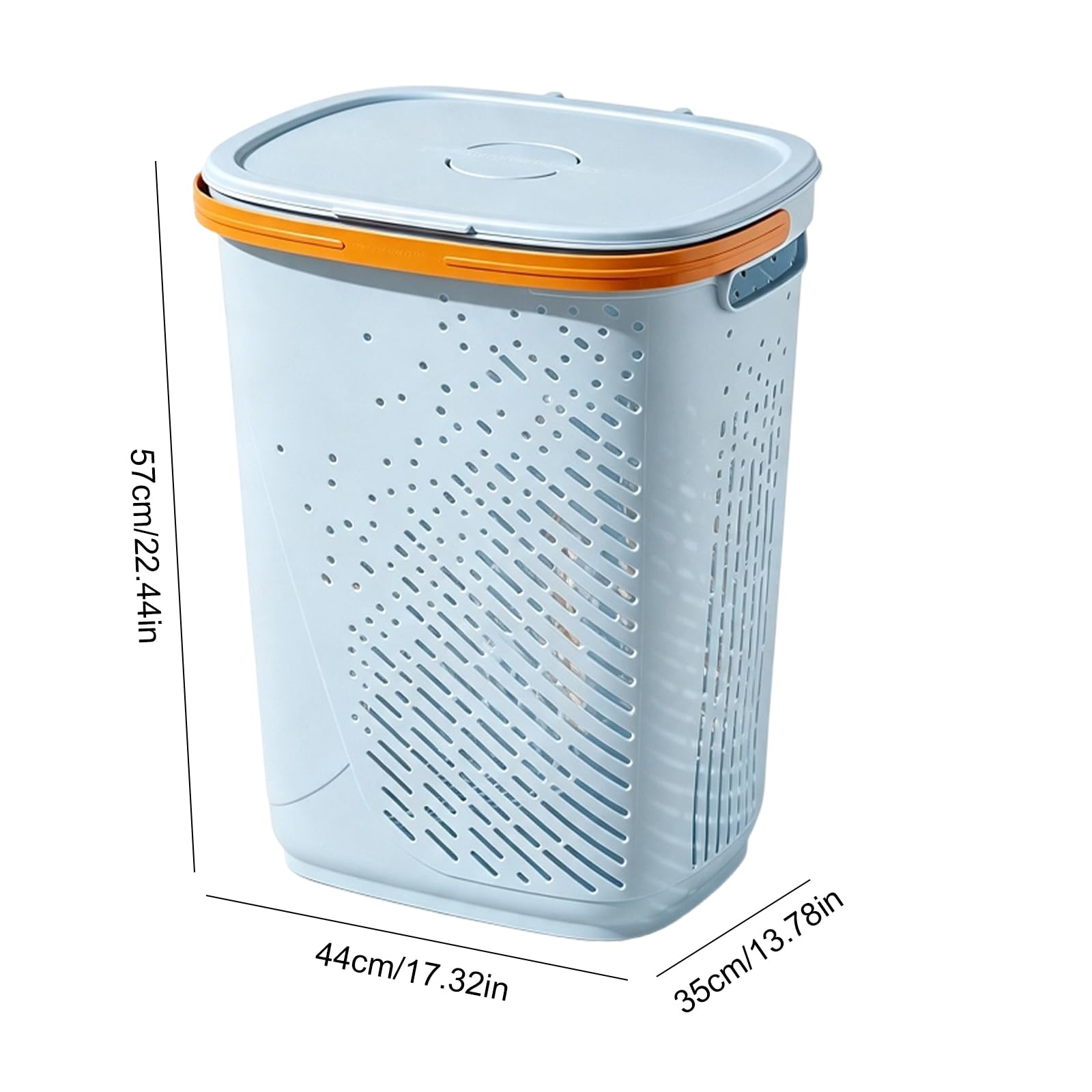 Waterproof Roll-Wäschekorb aus PP mit Rädern für Schmutzwäsche