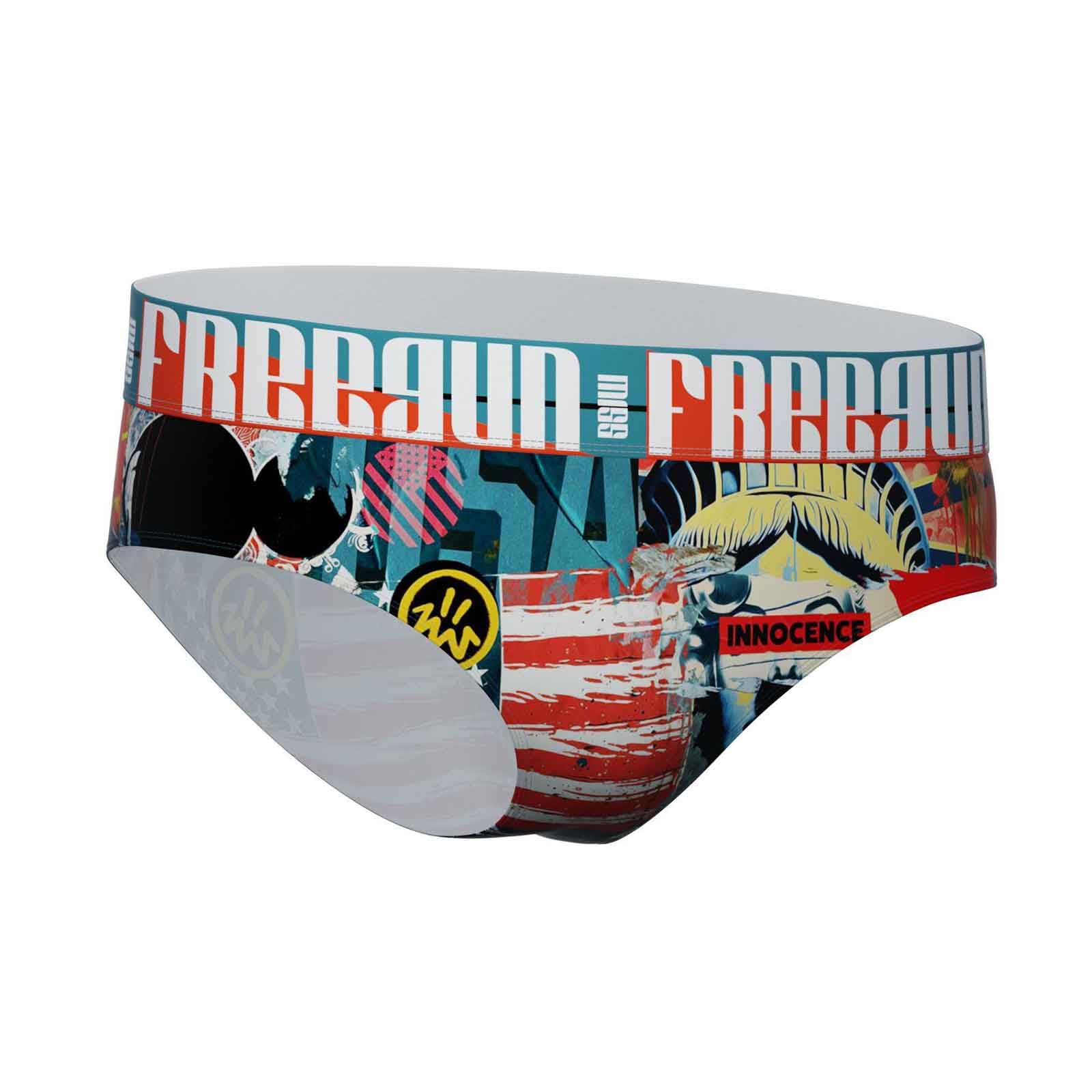FREEGUN 4 Stück Boxershorts Mikrofaser Damen