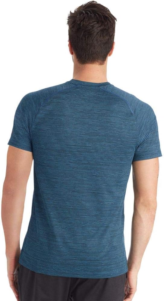 C9 Champion Men's Elevated Training Tee, Jetson Blue/Teal Paradise, L - Image 3