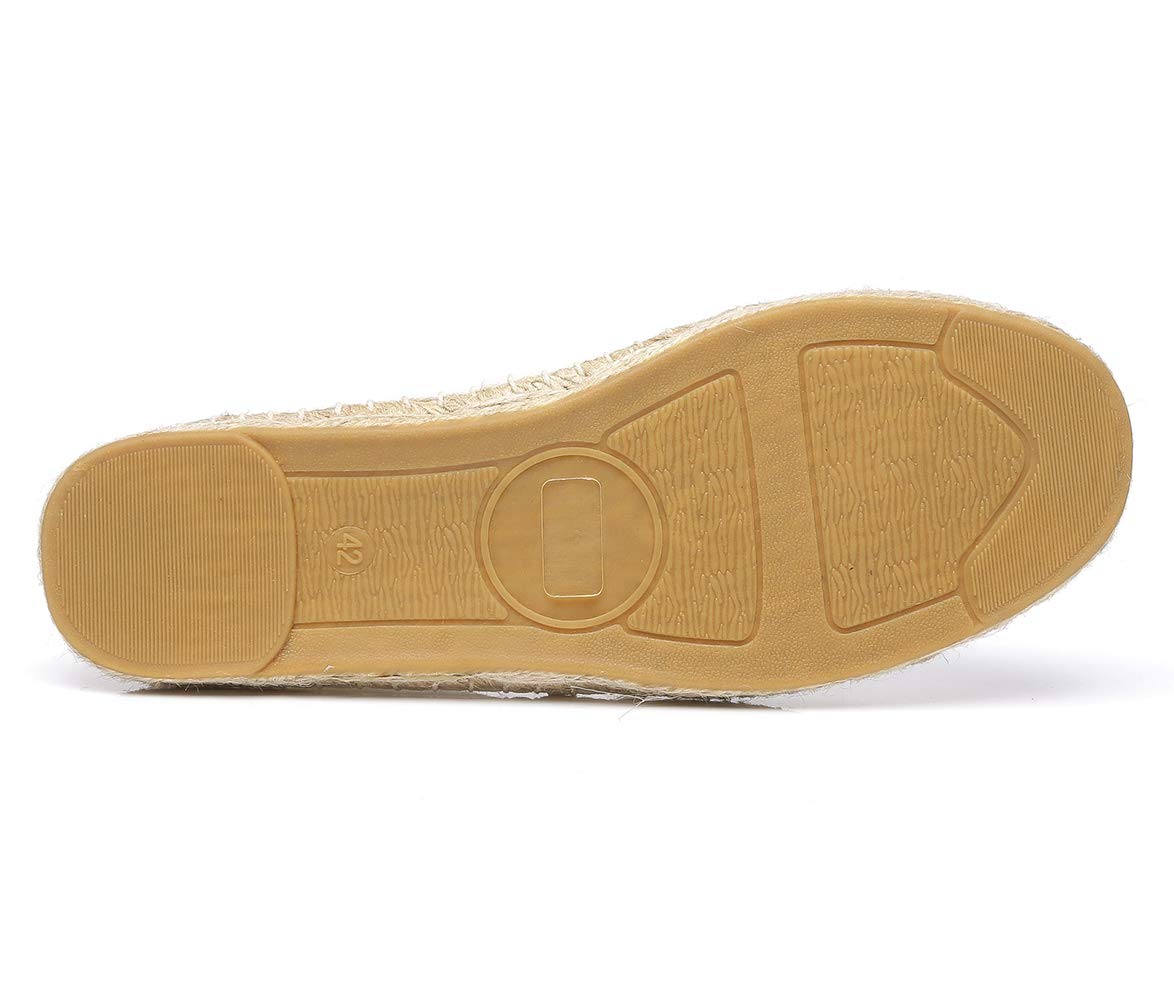 Altxic Herren Komfort Canvas Slip on auf Espadrilles Flache