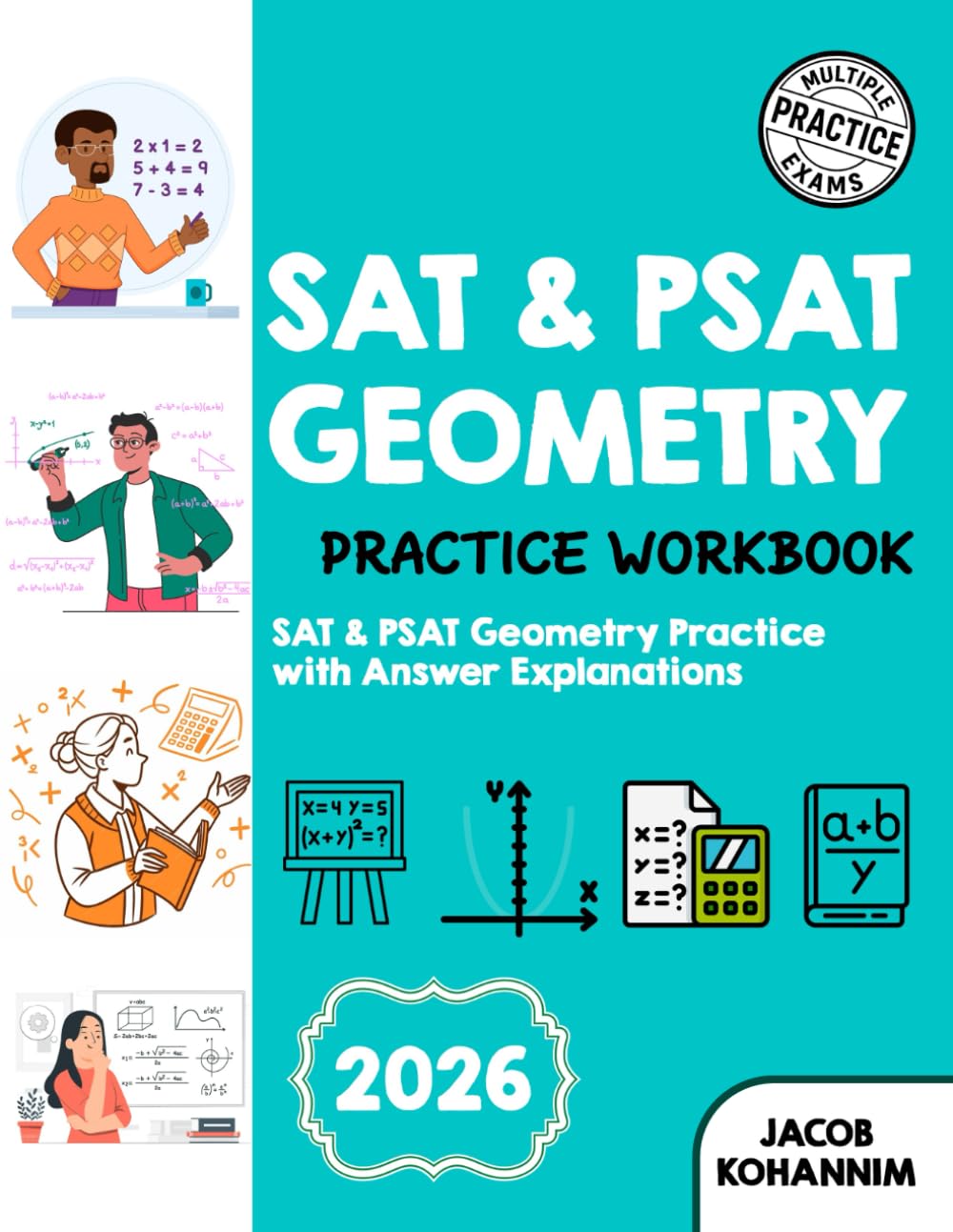 GEOMETRÍA Grados 4-6: “Dominando Habilidades Matemáticas Esenciales” Revisión Completa, Pruebas de Práctica y Explicaciones Completas”