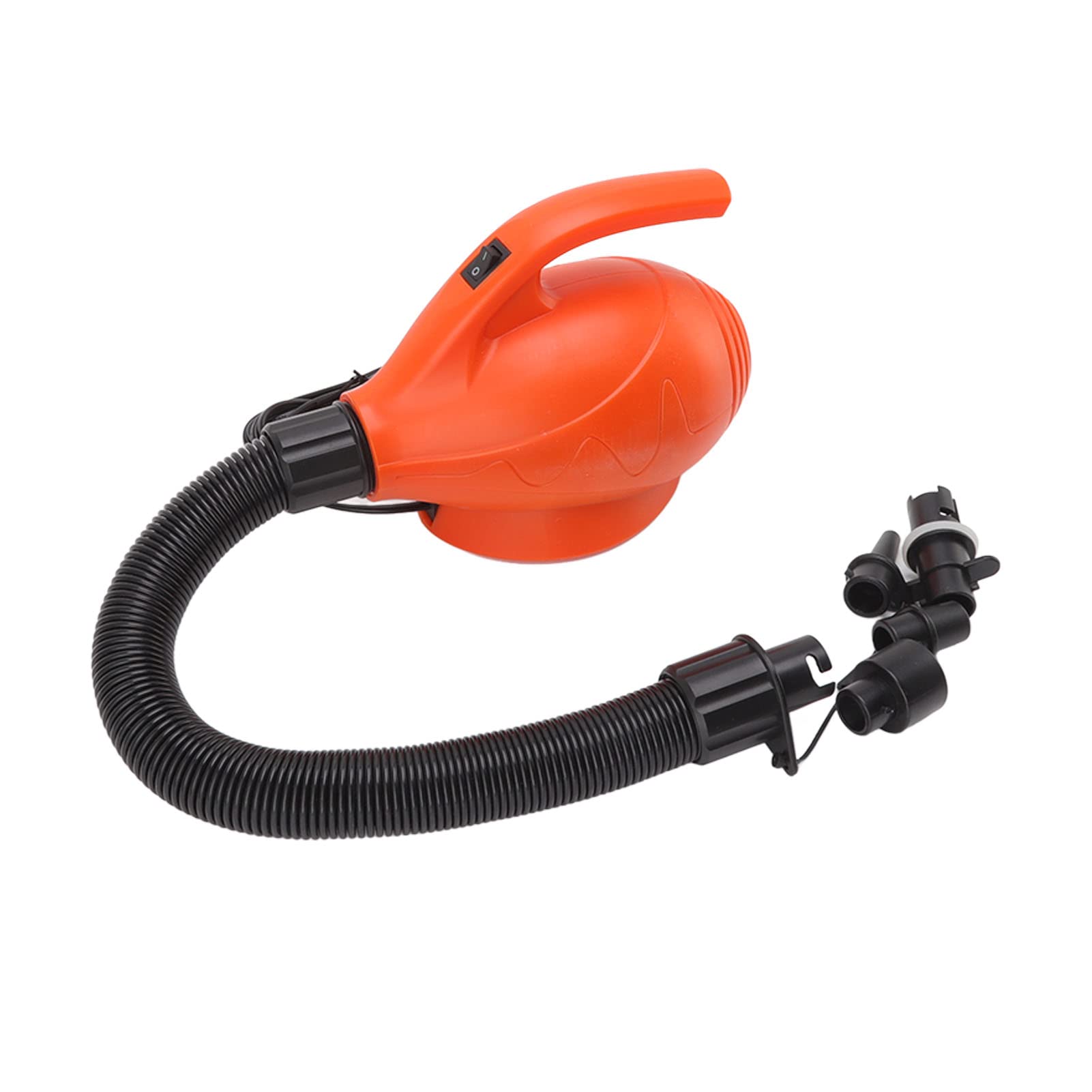 Pompa D'Aria Elettrica, 4 Ugelli D'Aria di Diverse Dimensioni, Maniglia Comoda, Uscita Posteriore per Gonfiaggio Rapido, Gonfiatore Portatile Dal Design Diviso per Barche, Letti,