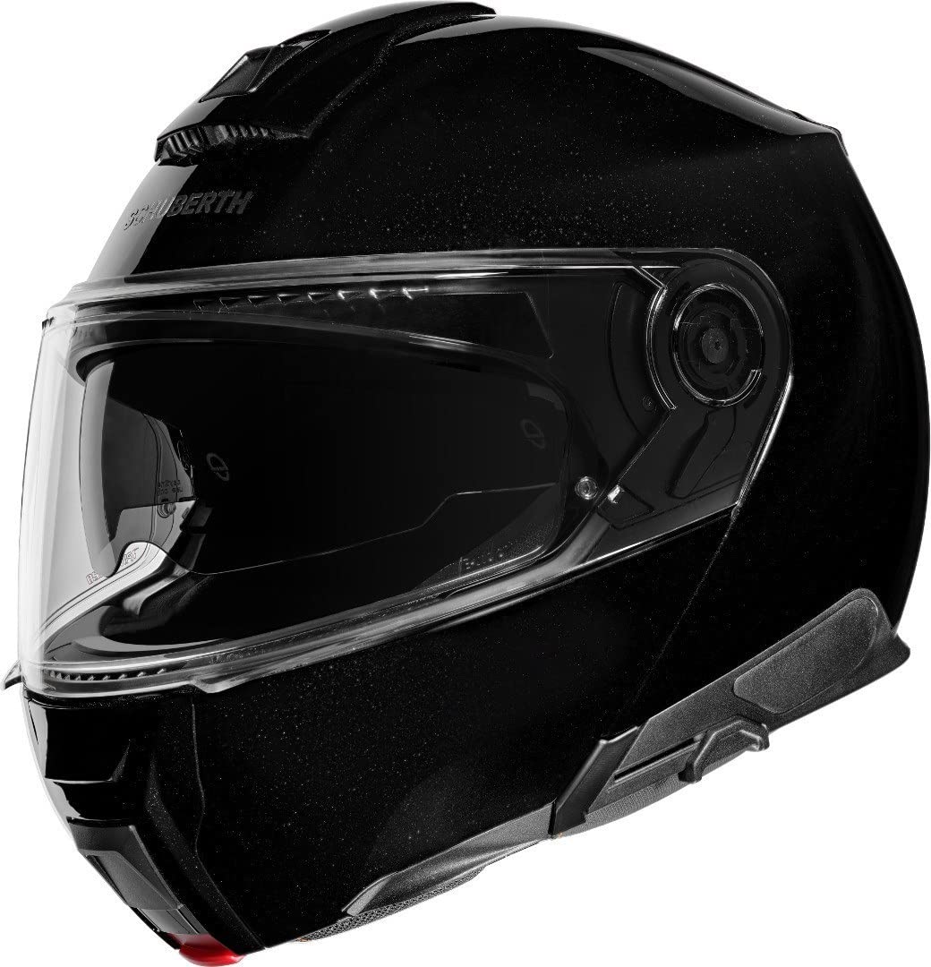 Schuberth C5 Glossy Black Çene Açılır Motosiklet Kaskı 55 (S)