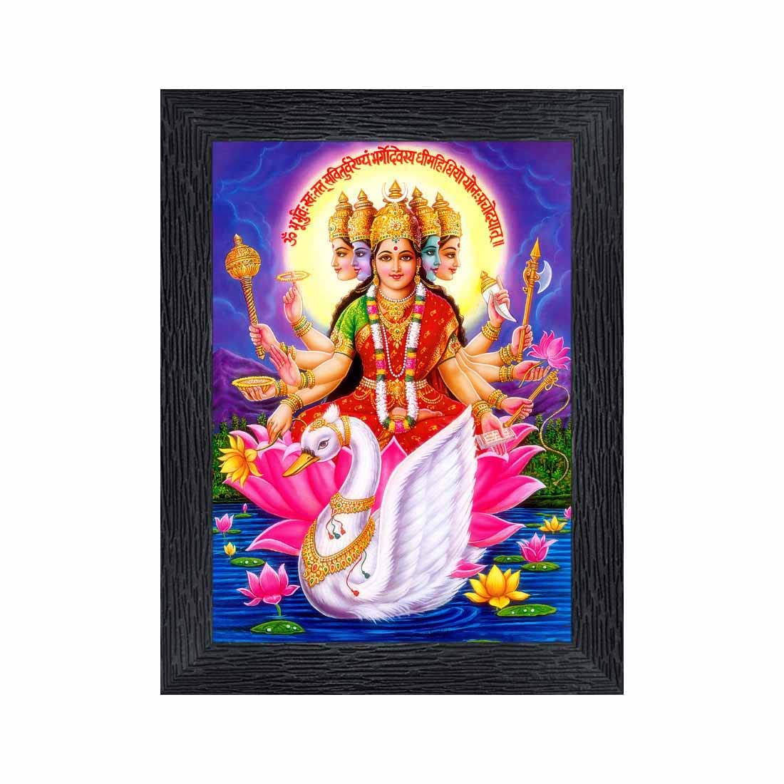 Hanuman Photo Frame - Religious Wood Frame -8
