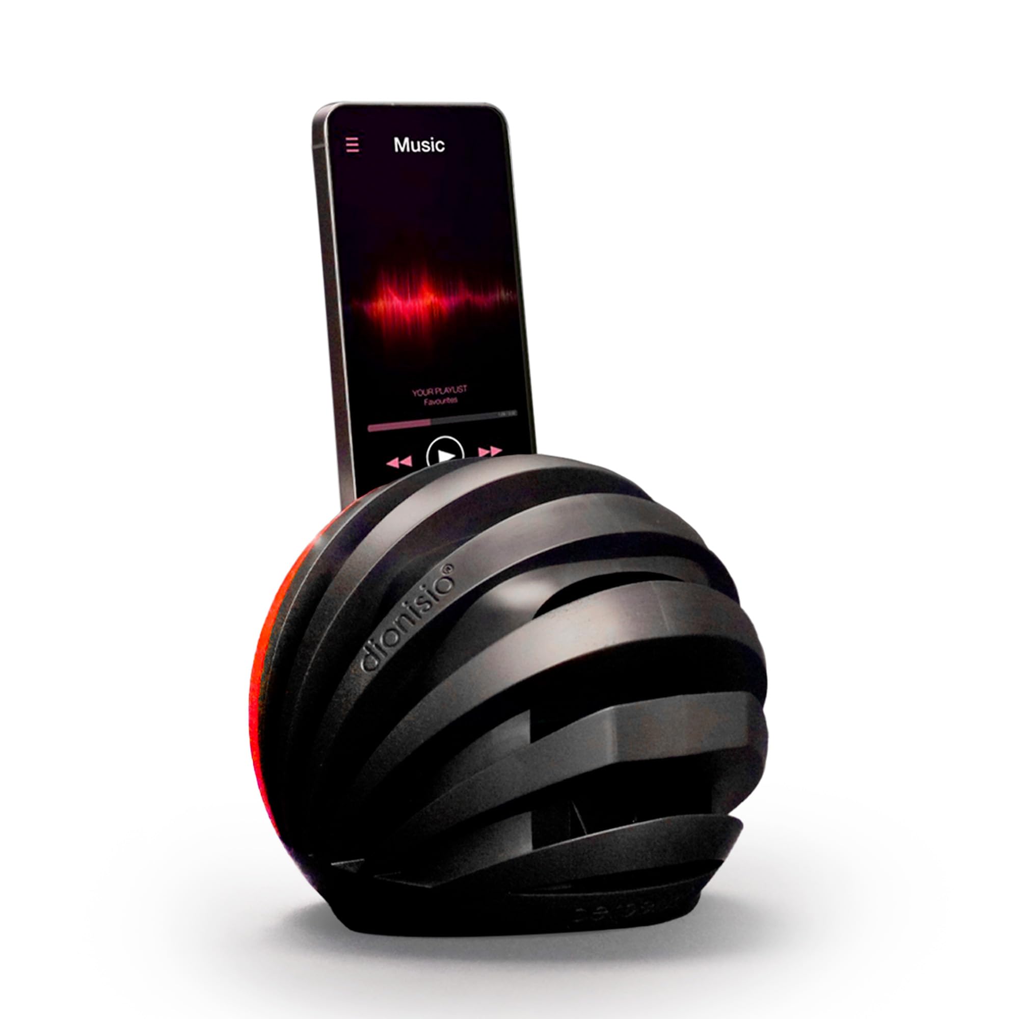 Perpetua Dionisio Circular Sound - Diffusore Acustico per Smartphone Realizzato in Zantech – Amplificatore Passivo Ecologico per Telefono, 100% Made in Italy