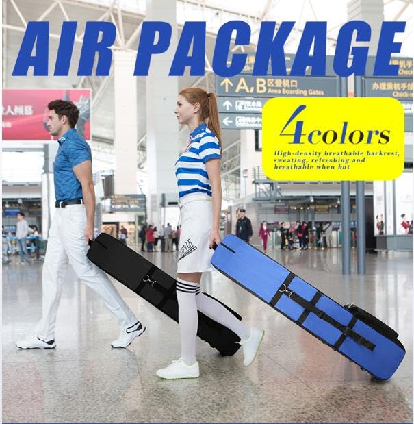 Bolsa de Viaje Ligero de Golf, Bolsa de aviación Plegable de una Sola Capa con poleas, 1.4 kg