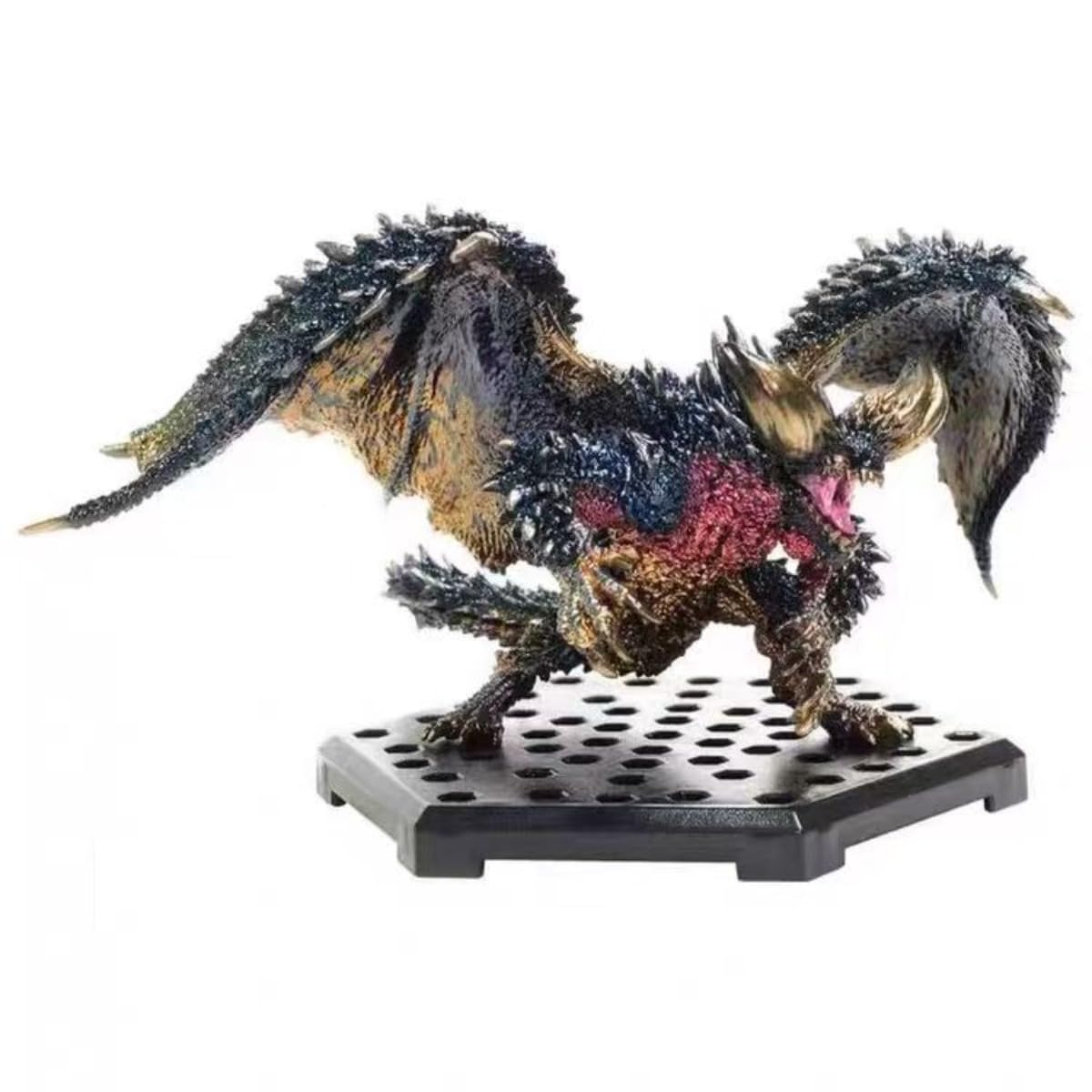 LOLOTOO Monster Hunter Figur Arch-Tempered Nergigante PVC Collectible Model Statue 10CM
