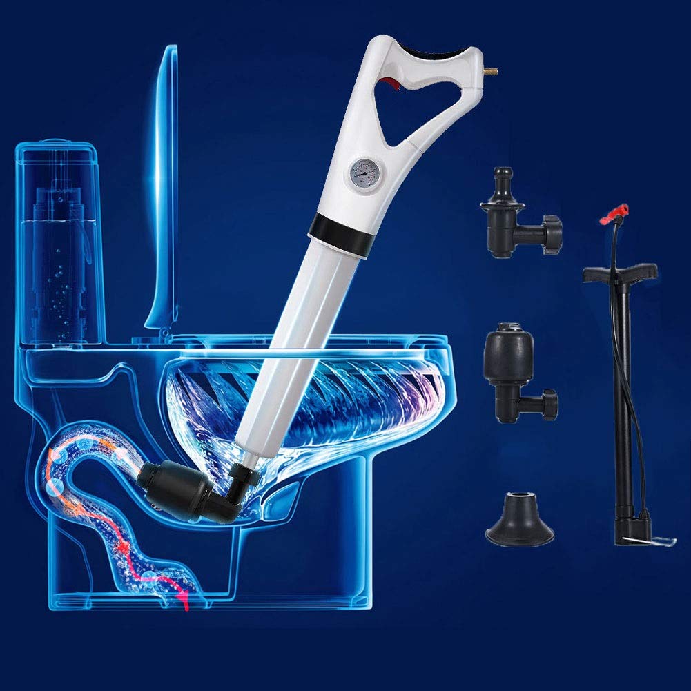Buy Toilet Plunger High Pressure Manual Drain Blaster Air Power Drain