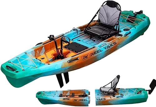 Reel Yaks Radar Modular Fishing Kayak - 10ft Lightweight, Sit