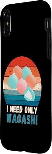 Miniatura 8 de iPhone XS Max Vintage I Need Only Wagashi Food Lover Retro Wagashi Case