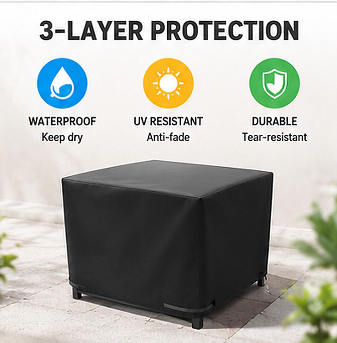 Housse Brasero pour Outsunny Aosom 842-260V70 842-260V80BK