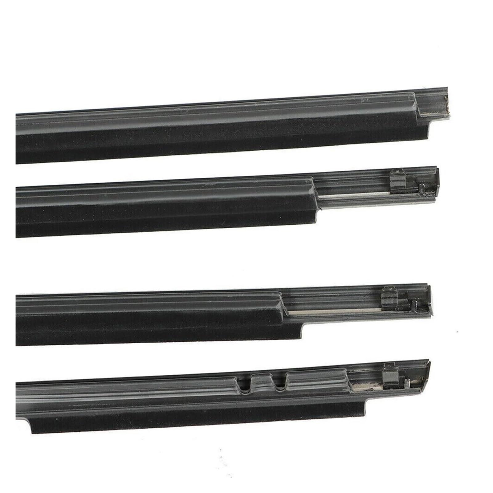 4 Burletes Goma Para Ventana Exterior De Coche Para Toyota Para Corolla 2009-2012 Tira Sellado A Presión Impermeable Sellos Ventanas Automóviles(Chrome)