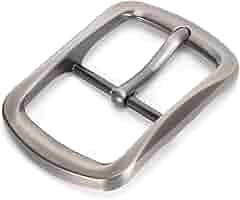 Behone Fibbia Cintura In Acciaio Inox - Sostituta Per Cinture Uomo Fino 38-40mm - Foto 5