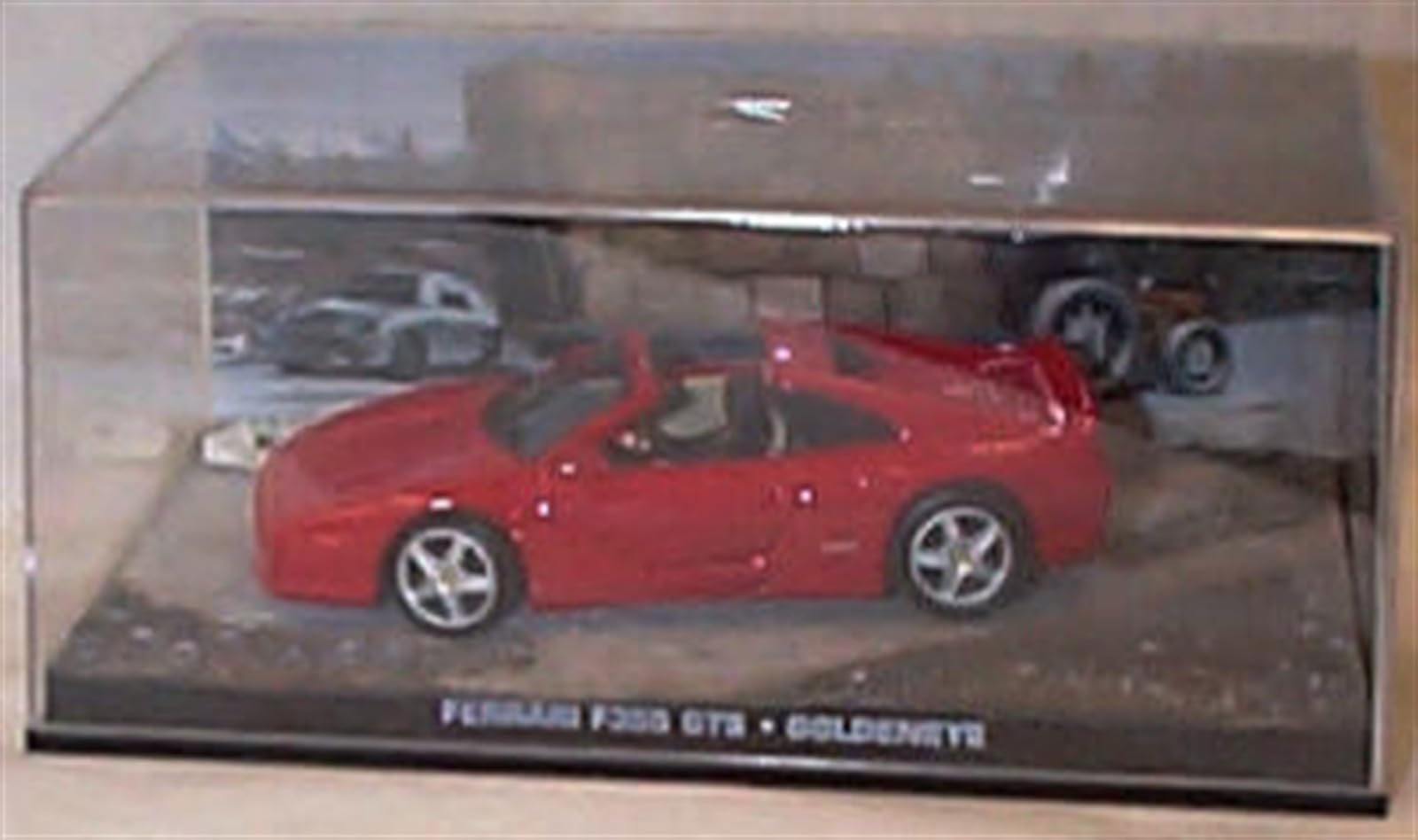 JAMES B0ND 007 G0LDENEYE red ferrari F355 GTS film scene car 1:43 scale diecast model
