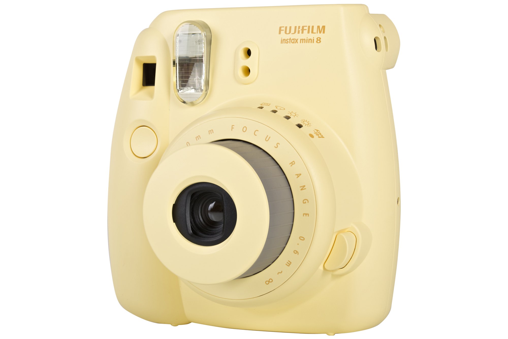 Fujifilm Instax Mini 8 Instant Camera with 10 Shots - Yellow