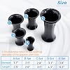Speaker Box Bass Port Tube 2 Inch Speaker Port Tube Subwoofer Vent Port Tube Bass Reflex Speaker Box Accessories for Sound System 2 Pcs