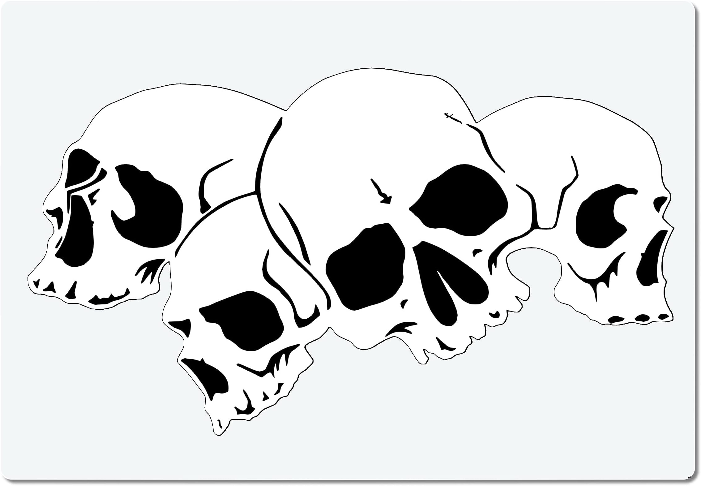 POCHOIR 21 X 21 Cm Logo US Air Force En Plastique Mylar