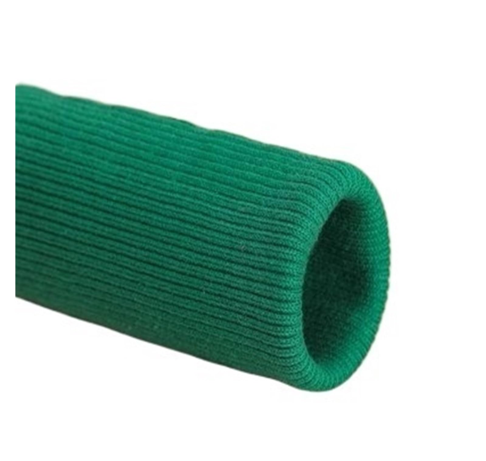 Ribbed Knit Cuff Garment Knitted Ribbed Elastic Side Neckline Threaded Trousers Down Jacket Sweater Children Cuffs Rowan Accessories Fabric(Green)