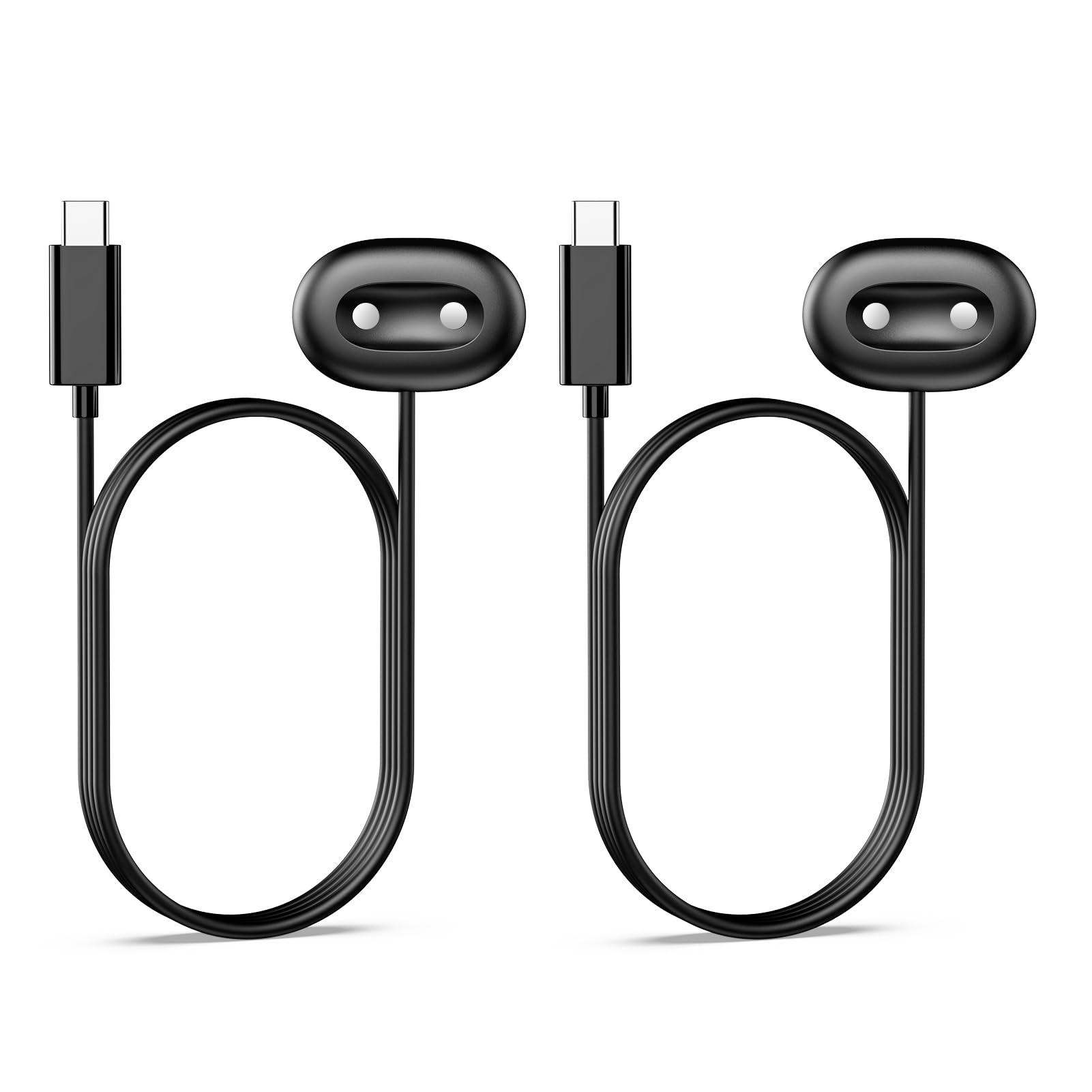 TiMOVO Dock di Ricarica Compatibile con Google Pixel Watch 4 41mm/45mm, Supporto di Ricarica Rapida Magnetico Compatibile con Pixel Watch 4, Cavo di Ricarica Type-C da 3,3 piedi, confezione da 2 pezzi